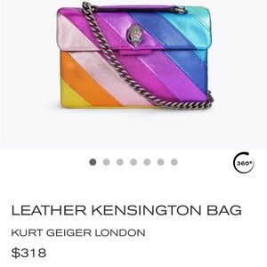 Kurt Geiger Multicolor Leather Crossbody Bag